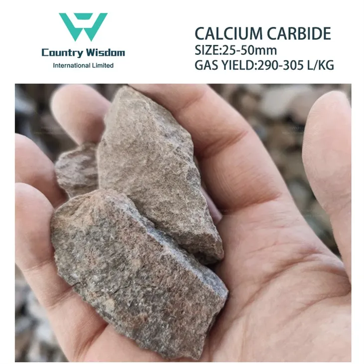 Carburo di calcio per esportazione/produzione di gas acetilene 25-50mm