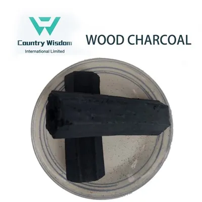 Carbone attivo di legno duro di bambù per barbecue in bricchette nere