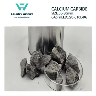 Carburo di calcio grigio 50-80mm per gas acetilene