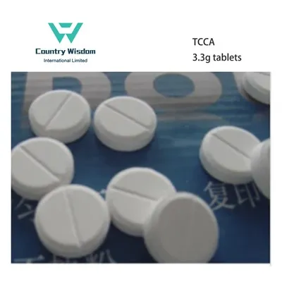 Prodotti chimici per piscine in compresse TCCA da 3,3 g