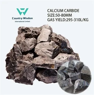 Carburo di calcio di grado industriale 50-80mm 295 l/kg